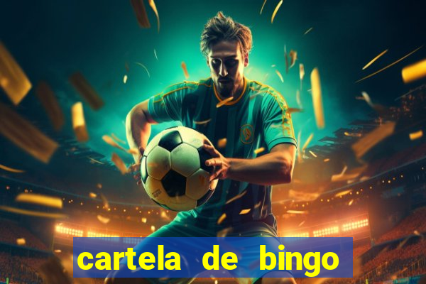 cartela de bingo cha de panela